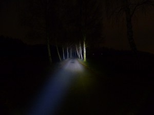 LED Lenser M7RX - fokussiert Low Power Modus (15%)