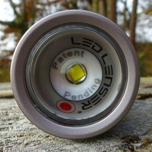 LED Lenser M7RX - Linse defokussiert