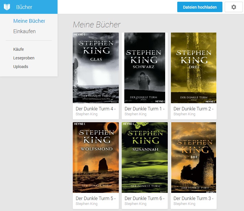 Google Play Books im Browser