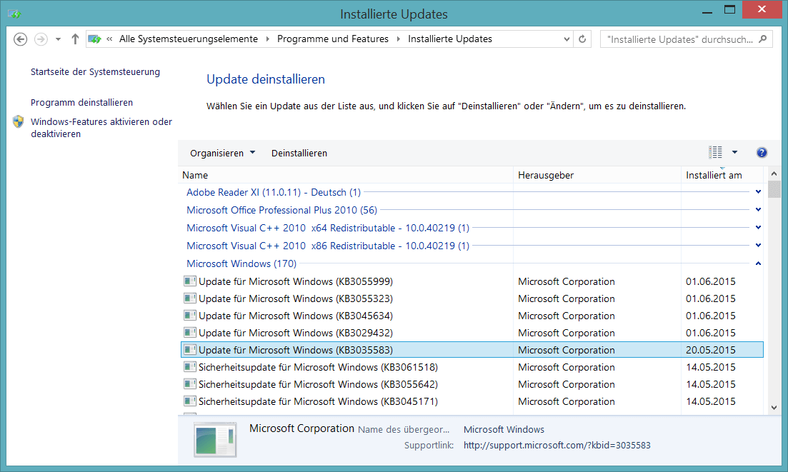 Windows 10 Upgrade ausblenden