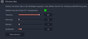 Movavi Video Editor Chroma Key