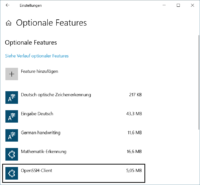 Windows 10 OpenSSH-Client