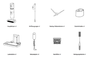 Dreame H11 Max- Lieferumfang