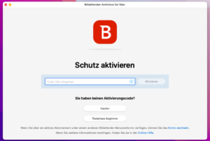 Bitdefender Antivirus for Mac - Kontozwang