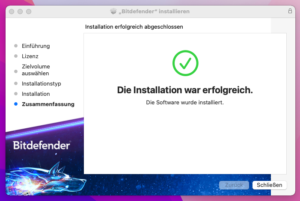 Bitdefender Antivirus for Mac - Installation