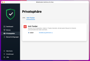 Bitdefender Antivirus for Mac - Privatspähre