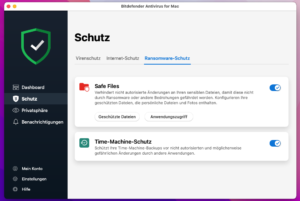 Bitdefender Antivirus for Mac - Schutz